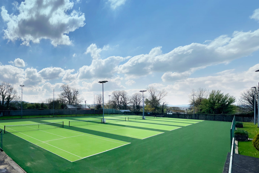 Sligo Tennis Club New Tennis Courts April 18th 2023.
